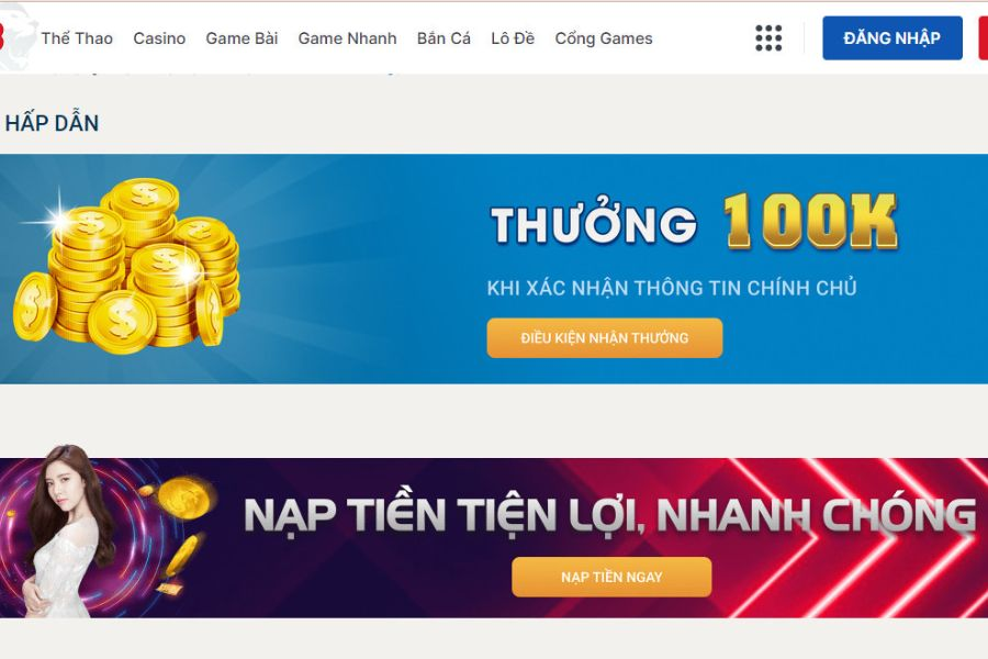 Các chương trình khuyến mãi có tại Sin88 us